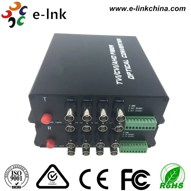 8ch HD CVI TVI AHD fiber transceiver 2