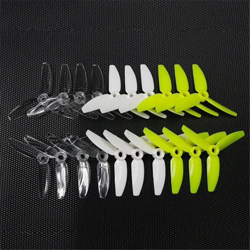 10 Pairs LDARC Kingkong 3140 3 1x4 0 Inch PC M5 3 Blade Propeller in Transparent