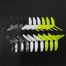 10 Pairs LDARC Kingkong 3140 3 1x4 0 Inch PC M5 3 Blade Propeller in Transparent