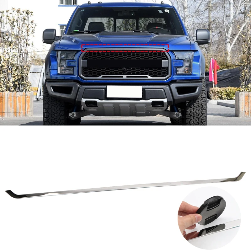 Для Ford F-150- наружный передний Защитная крышка для капота двигателя наклейка отделка автомобиля Стайлинг