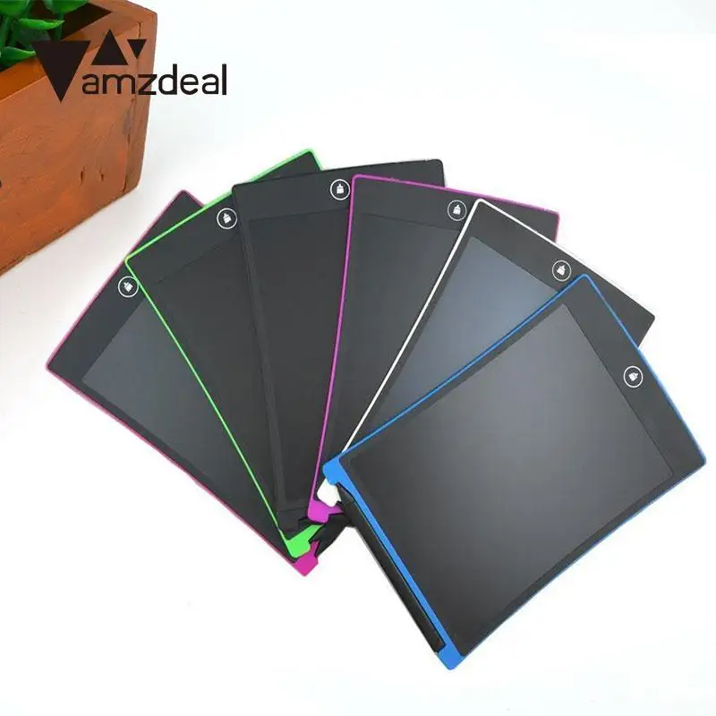 

AMZDEAL 2017 New 6 Colors 12' Inch LCD Writing Screen Graphics Digital Writing Drawing Pad For Office School Study
