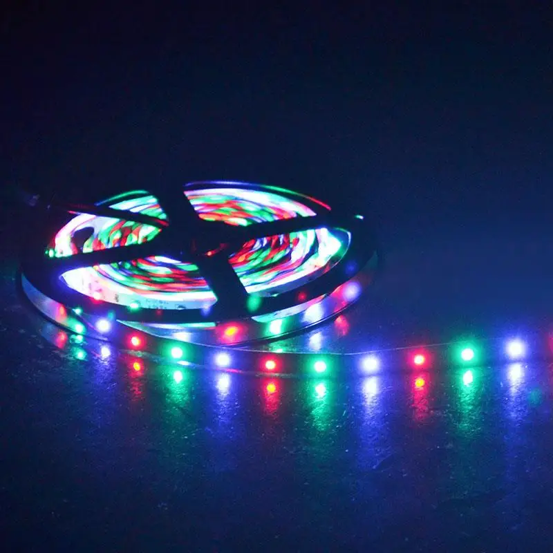 RGB Светодиодная лента 3528SMD Fiexble светильник 60 светодиодов/м 5 м 12 В постоянного тока