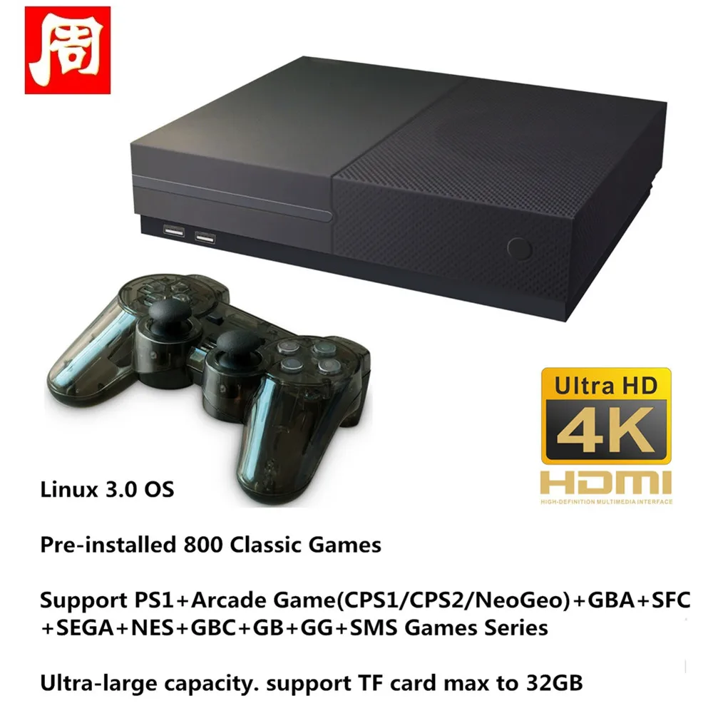 New 64 Bit Support 4K Hdmi Output Video Game Console Retro 