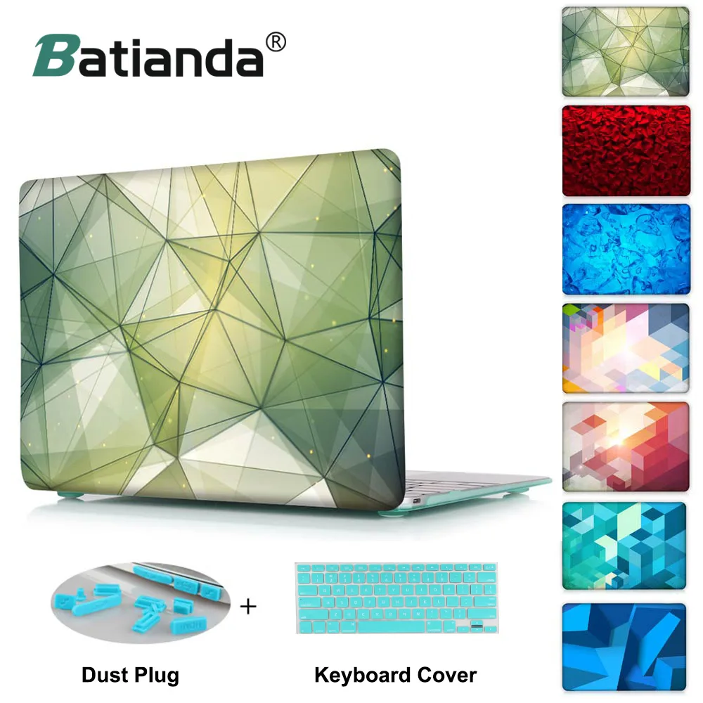 3D Irregular three-dimensional geometry printed Case For Apple MacBook Air 11 13 12 Pro 13 15 with Retina macbook shell cover 