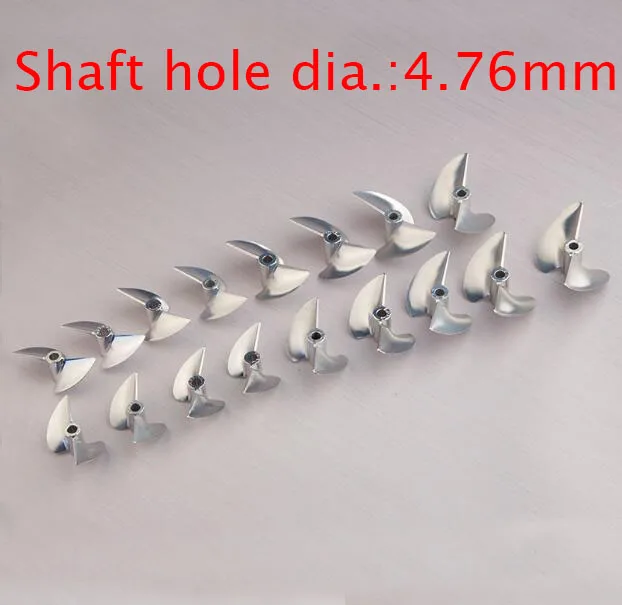 

Free Shipping 2 blades RC Boat propellers half immersion Positive/Opposite CNC Aluminium propellers for RC Boat