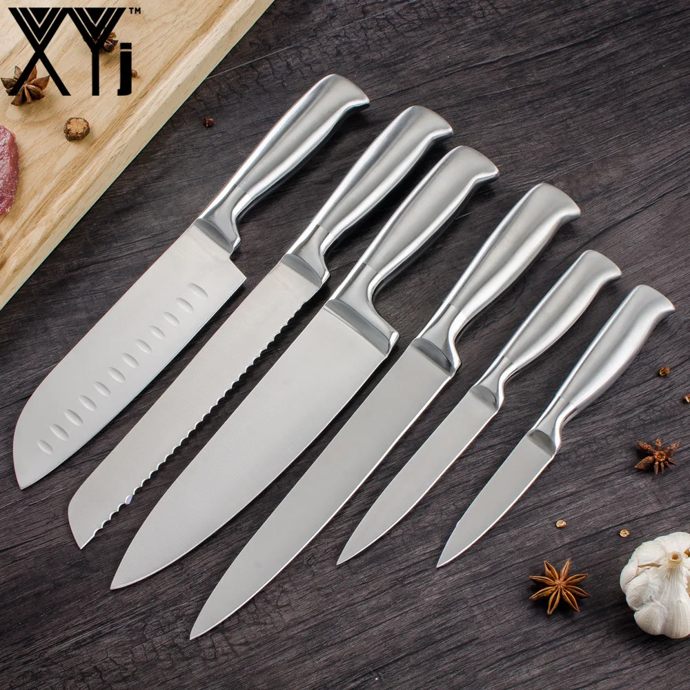 XYj 3Cr13mov японский набор ножей из нержавеющей стали 6 шт. кухонных нож для очистки