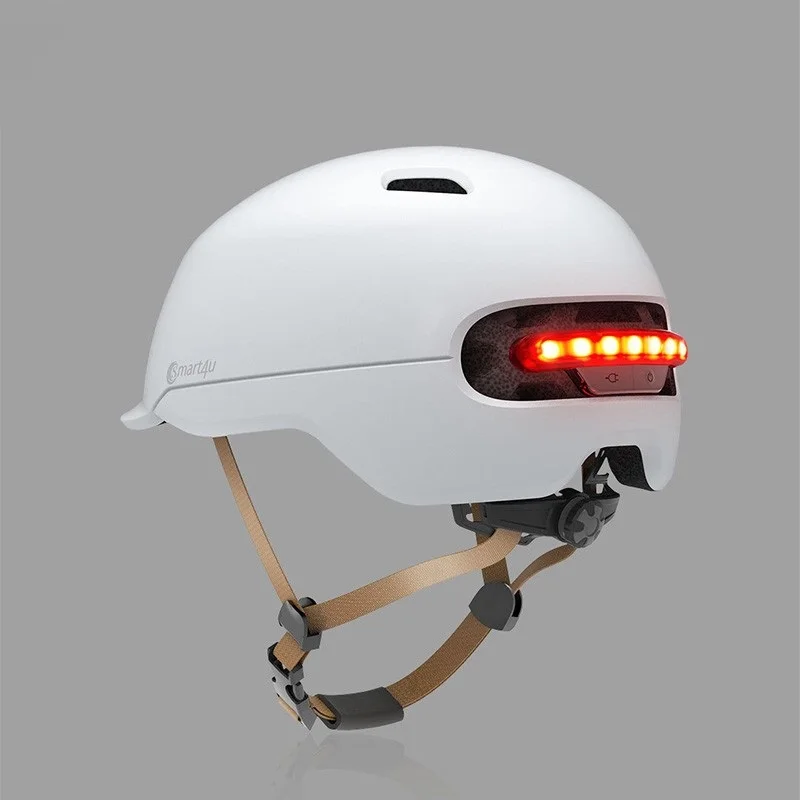  Xiaomi Bicycle Smart Flash Helmets Matte Men Women Helmet Light Mountain Road Scooter Integrally Au