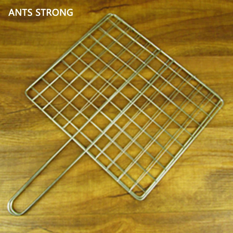 ANTS STRONG strong durable BBQ grilling net/outdoor stainless steel mesh fish clip barbecue net