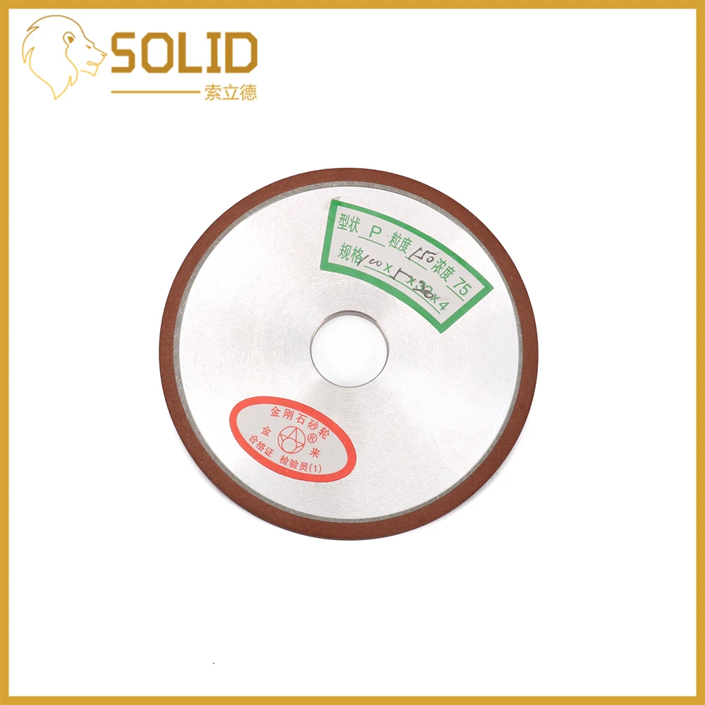 

Diamond Grinding Wheel 100mm Cutter Grinder Grinding Wheels for Steel Milling Cutter Sharpener 1Pc Grit150/240/320/400