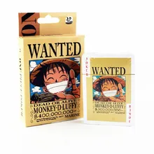 54 листа/Набор Аниме одна деталь покер карты комиксы персонажа коллекция игральных карт подарки на Рождество и год