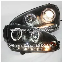 Для VW Sagitar, Golf 5 светодиодный налобный светильник angel eyes 2003-2008 year SONAR style