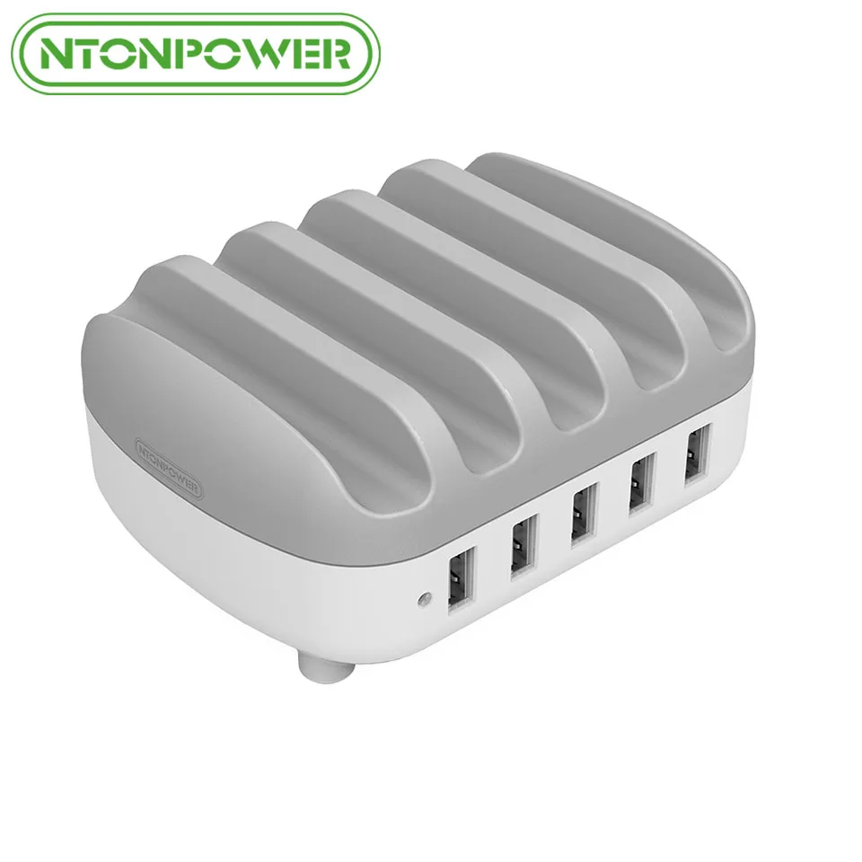 NTONPOWER MultiPort USB Charging Station 5V 2.4A 40W Smart Adapter