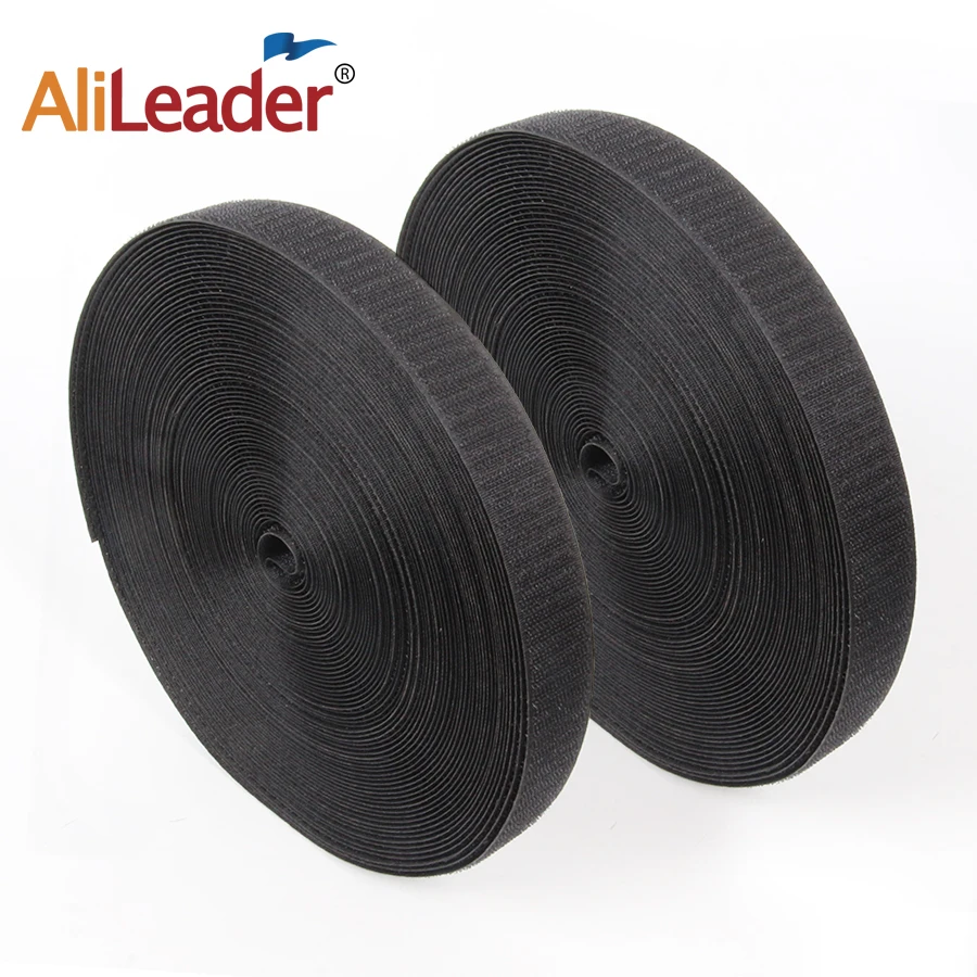 

25 Meters/Roll Black White Sew on Adhesive Hook and Loop Tape Fastening Strong Self Velcroing Strap Couture Shoe Accessories
