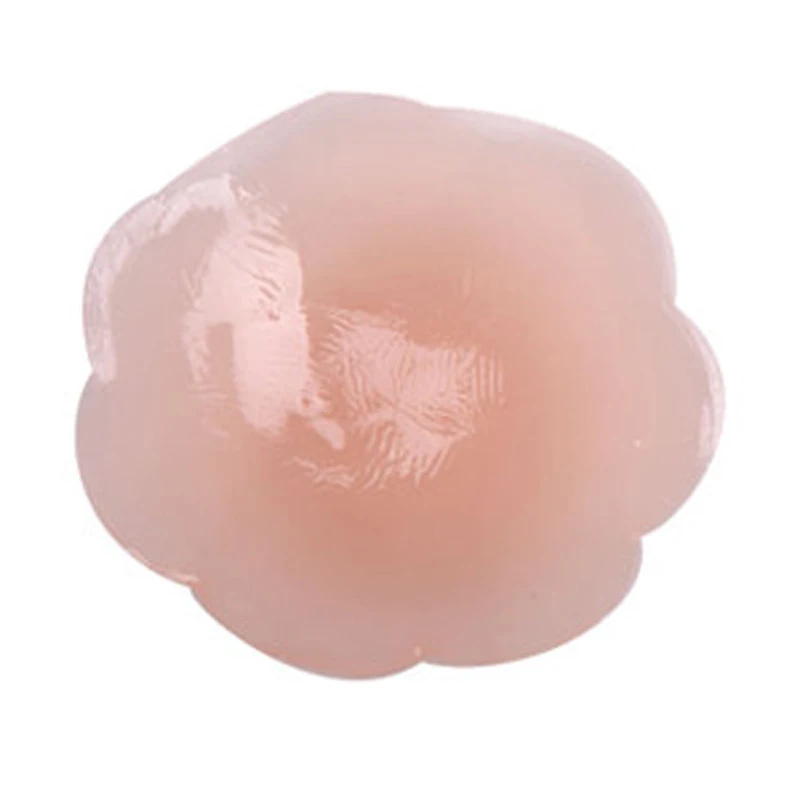 

3Pairs Adhesive Silicone Invisible Nipple Pasties Bra Chest Gel Nipple Stickers Breast Petal Circle Pads Underwear Nipple Covers