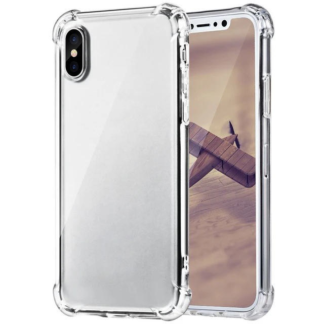 Толстый прозрачный чехол из ТПУ для iPhone XS MAX XR 6 7 6S Plus защитный резиновый прочный 8 |