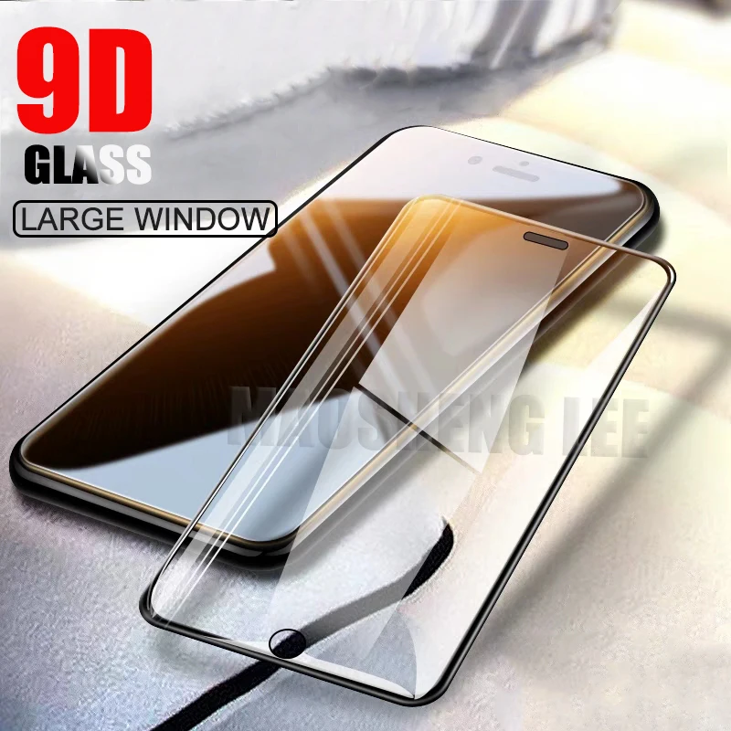 Новинка 9D закаленное стекло для iPhone 6 6S 7 8 Plus защита экрана полное покрытие 9H