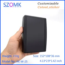 4 шт. 152*108*36 мм настенное крепление пластик Корпус для установки электроники box ящик для инструментов abs РАСПРЕДЕЛИТЕЛЬНАЯ КОРОБКА pcb дизайн корпус