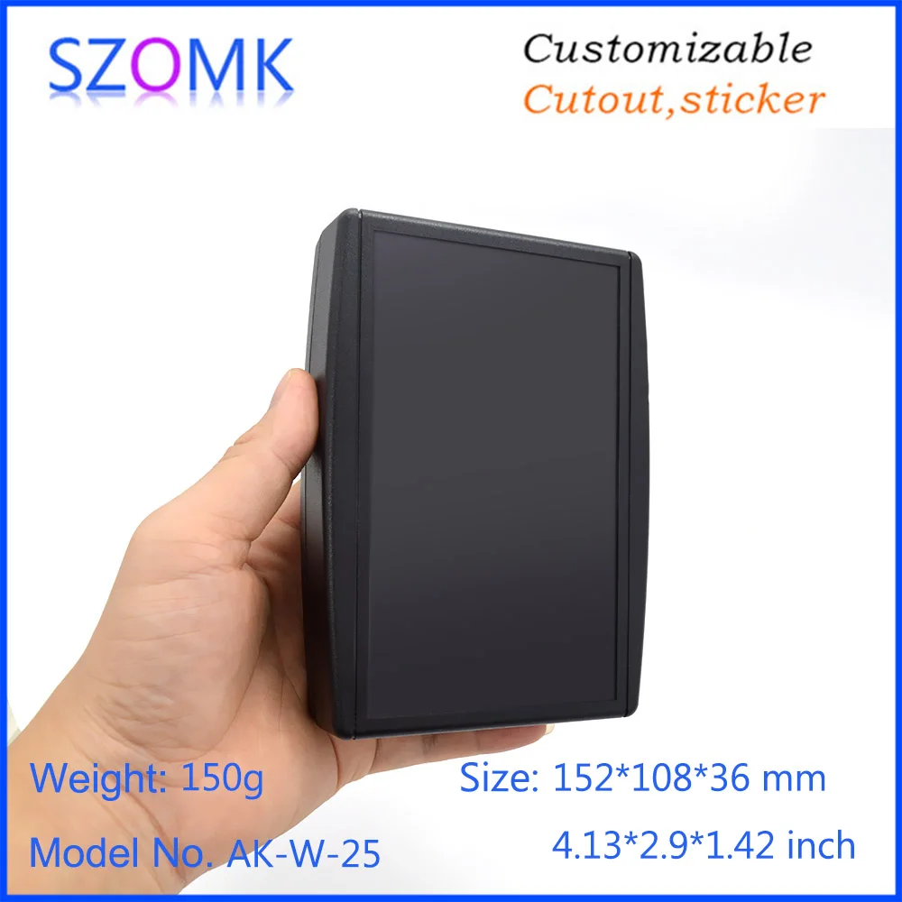 

4 pcs 152*108*36mm wall mount plastic electronics project box instrumental box abs plastic junction box pcb design housing