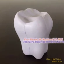 Free Shipping 5pcs Dental Promotional Gifts Squeeze Toys PU Anti Stress Tooth