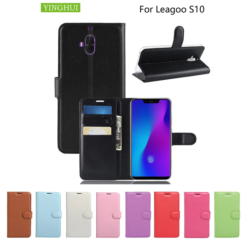 

For Leagoo M11 Case Luxury PU Leather Back Cover For Leagoo S10 Case Flip Protective Phone Bag For Leagoo Power 5 cover case