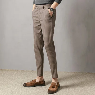 Suits Pants Mens Office Men 