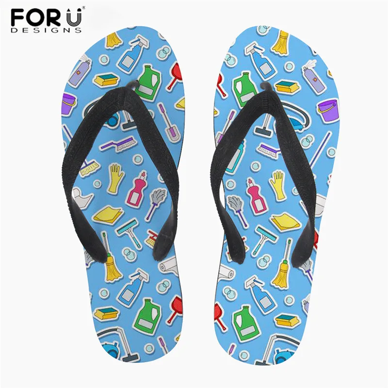 FORUDESIGNS/белка принты Для женщин Летние сланцы на плоской подошве Hipster Для женщин летние пляжные сланцы Леди персонализированные снаружи Тапочки - Цвет: Z4114AB