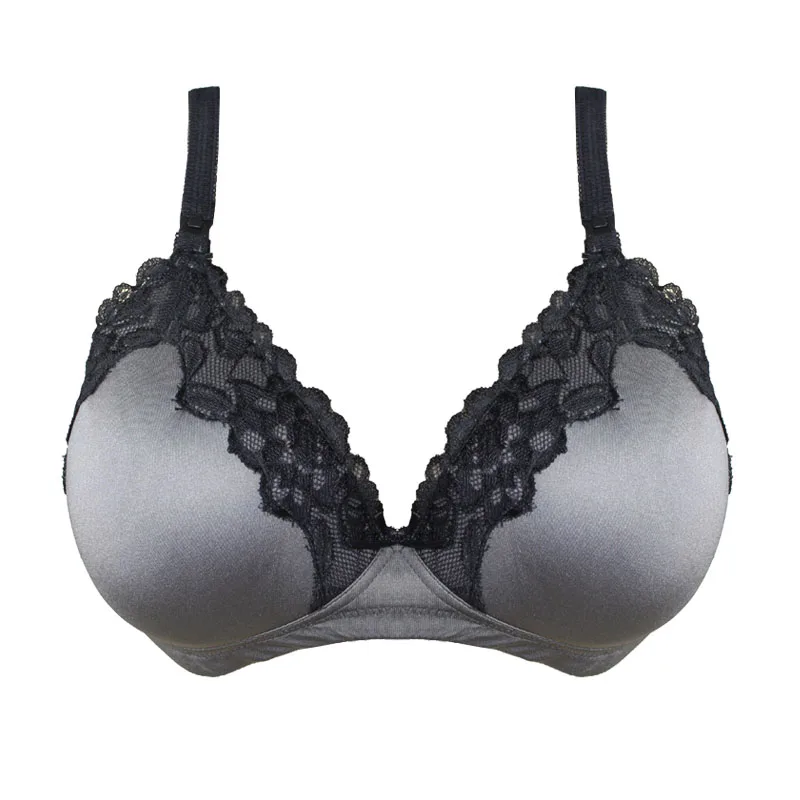 

2014 women bra Nursing bra grey big size 34C/D 36DD 38C/D 40C/DD