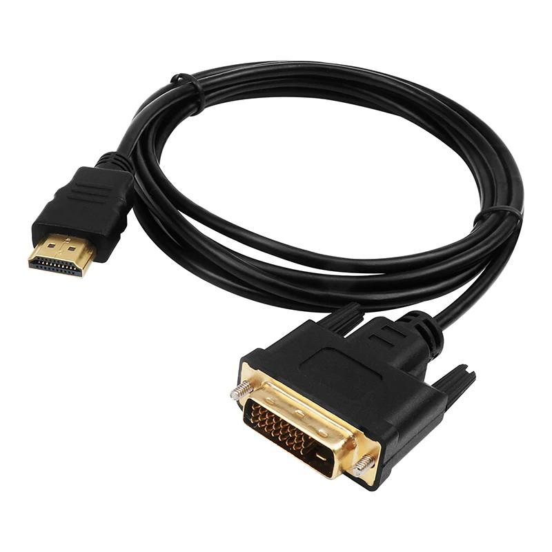 Amkle HDMI к DVI Кабель-адаптер HDMI Мужской к DVI-D 24+ 1 Pin Мужской 1080P видео конвертер кабель для lcd DVD HDTV xbox HDMI кабель