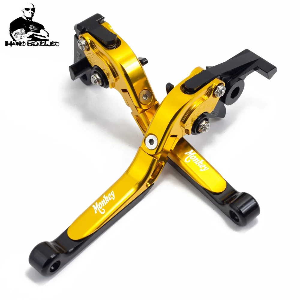 Руль мотоцикла, аксессуары CNC тормозные рычаги сцепления для Honda Monkey 125 мотоцикл тормозной рычаг сцепления ручка