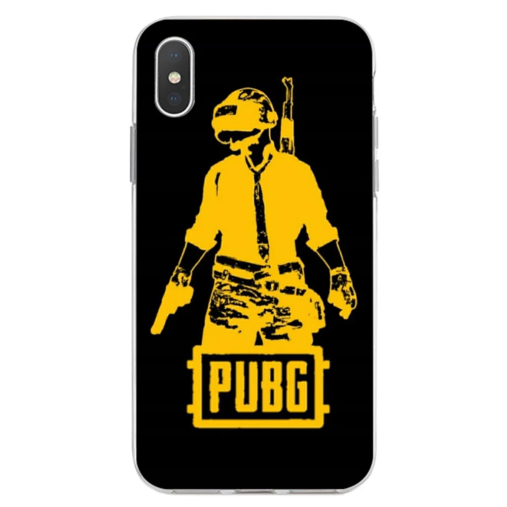 IYICAO PUBG игровой Мягкий силиконовый чехол для iPhone X XR XS MAX 6 6s 7 8 Plus X 5 5S SE TPU чехол - Цвет: 8