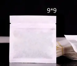 9x9 см Малый хлопок бумажной упаковки Чай мешок внутри Кондитерские мешки окружающей среды здоровье безвкусно влагостойкий пакет мешок