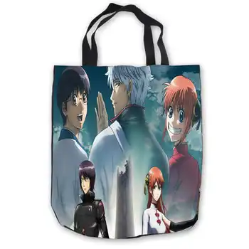 

Custom Canvas Gintama-Background (1) ToteBags Hand Bags Shopping Bag Casual Beach HandBags Foldable 180911-04-10