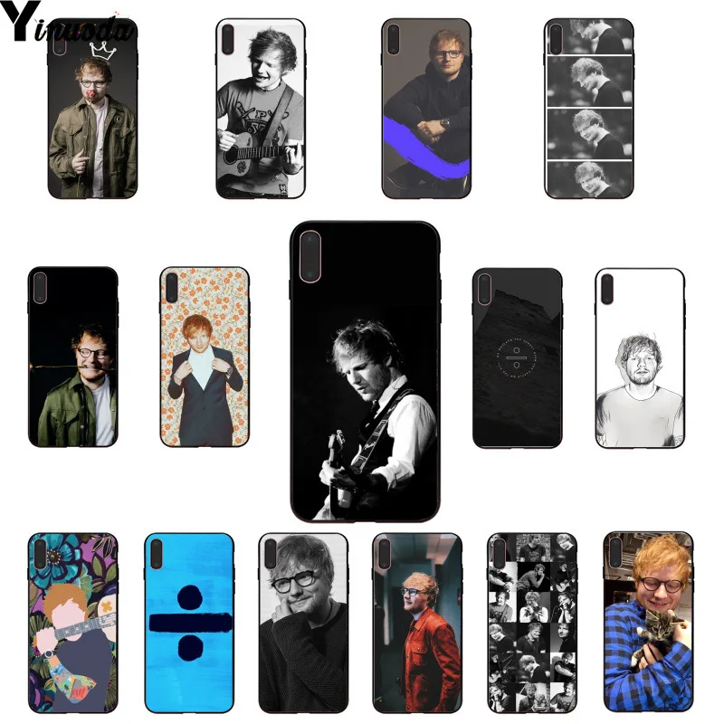 

Yinuoda Ed sheeran TPU Soft Silicone Phone Case Cover for iPhone 5 5Sx 6 7 7plus 8 8Plus X XS MAX XR