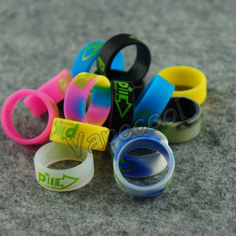 20pcs silicone rubber band vape ring for mechanical mods decorative