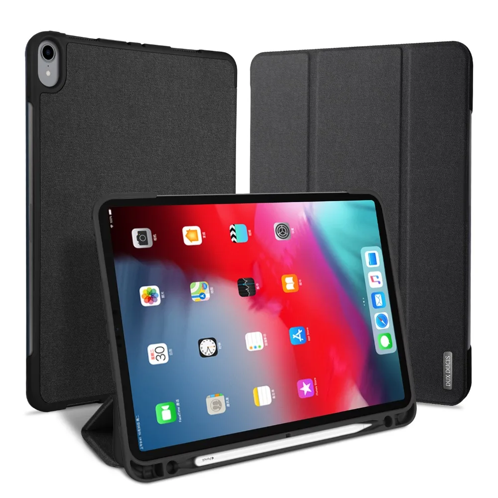 Чехол с откидной крышкой для Apple iPad Pro 11 2018 бампер планшета держателем карандашей