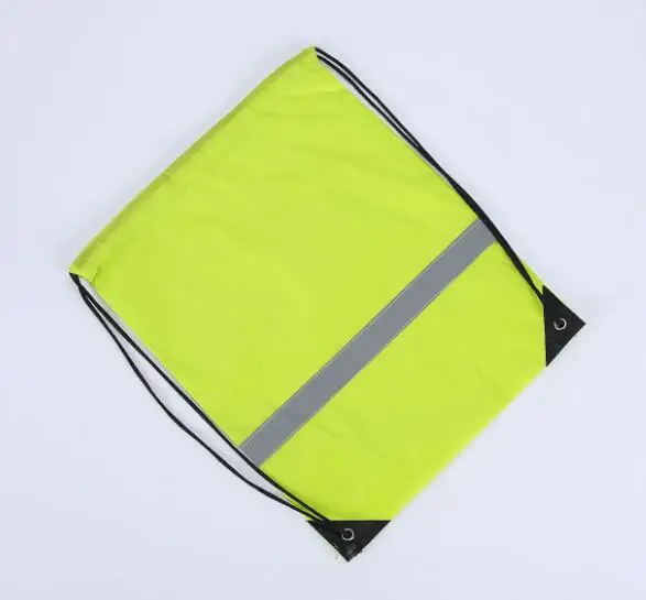 Защитный рюкзак на шнурке Leeshow сумка Hi Viz можно изготовить ваш логотип|Мешки с