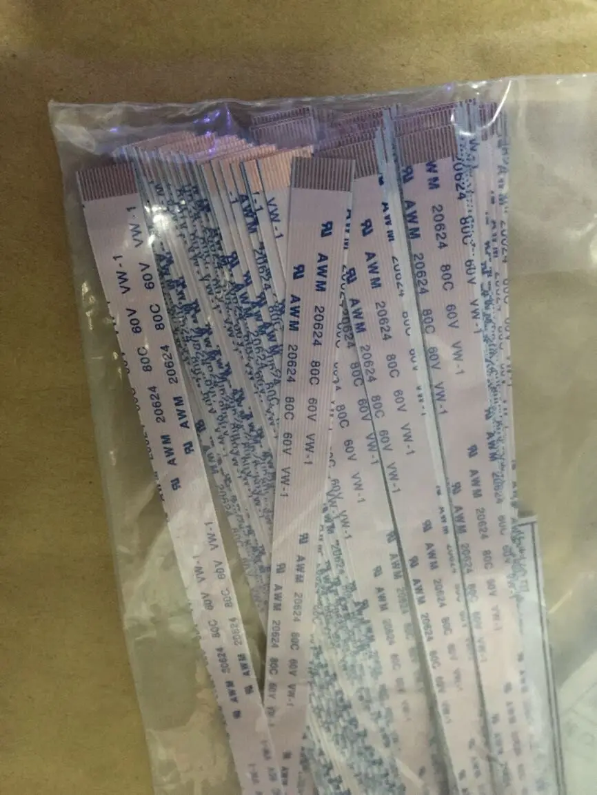 Free shipping FFC Flex Ribbon Power Cable AWM 20624 80C 60V 200mm 6 pin 0 5mm 1