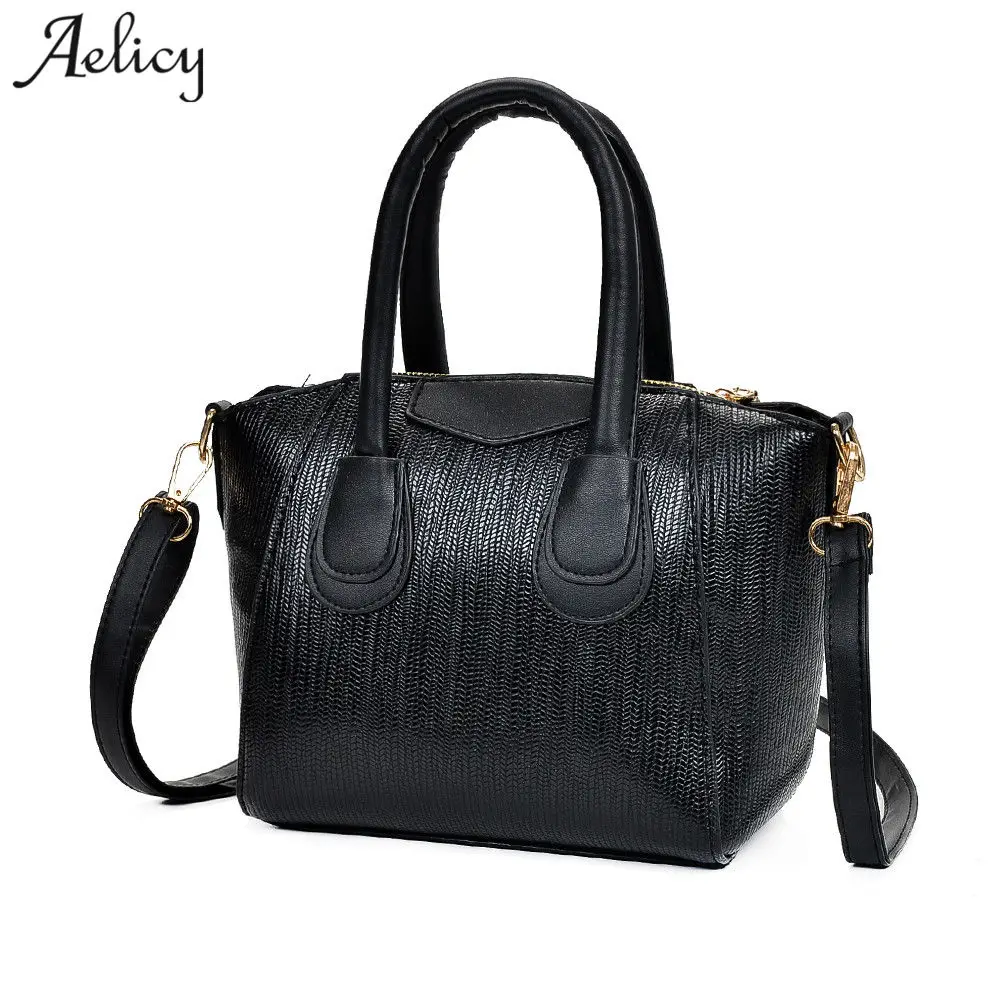 

Aelicy Luxury pu leather bag female vintage messenger women handbag cross body new design ladies women's purses and hand bag