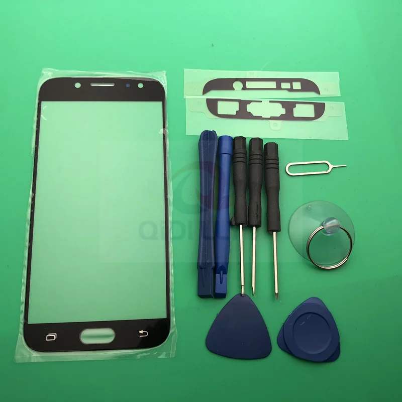 AAA + качество Замена внешнего стекла для Samsung Galaxy 2017 J7 J730 J730F ЖК дисплей сенсорный