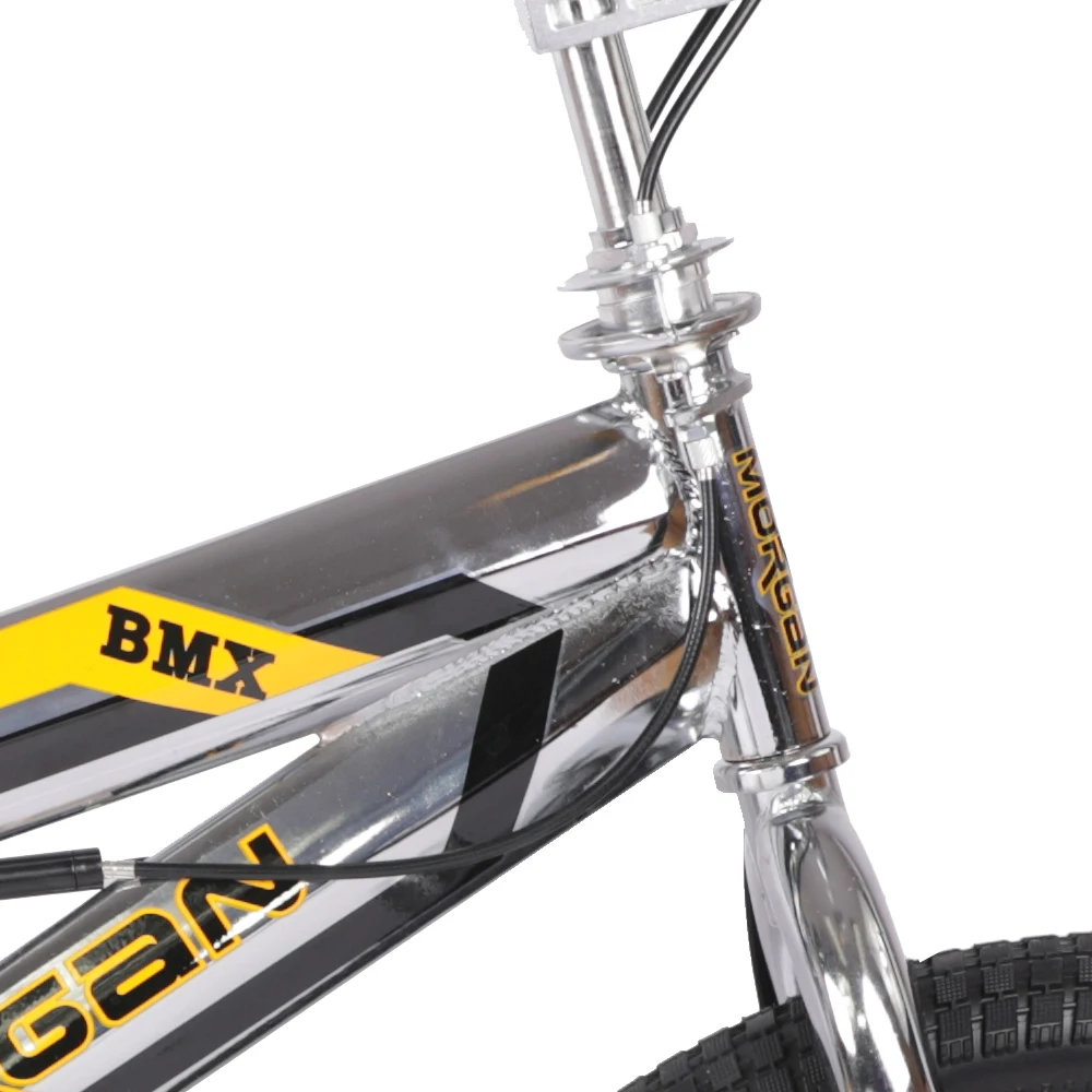 HILAND 20'' 20 inch BMX Bike Freestyle Steel Bicycle Double Caliper Brake Show Bike Stunt Acrobatic Bike Alloy Complete Wheel