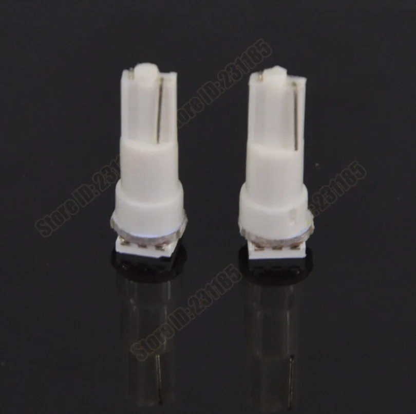 50 шт. большая акция супер яркий T5 74 1 SMD 5050 Светодиодный свет Автомобильный источник света для автомобиля интерьер приборной панели лампы DC12V