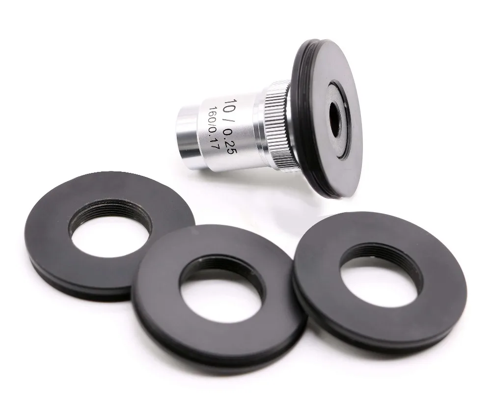 Микроскоп Macroshot объектив RMS к M42 адаптер крепление для Canon Nikon DSLR|objective lens|microscope