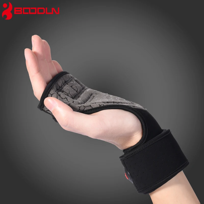 Boodun Weight Lifting Training Gloves Fitness Sports Body Building Gymnastics Grips Gym Hand Palm Protector Gloves