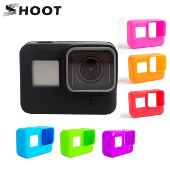

SHOOT Soft Silicone Protective Case for GoPro Hero 7 6 5 Black Sports Cam Mount Case For Go Pro Hero 5 6 Action Camera Accessory