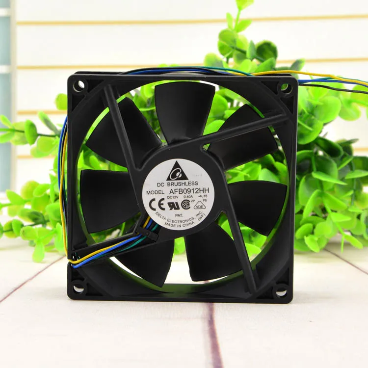 

New original 9225 fan 92 * 92 * 25 AFB0912HH 12V 0.4A bearing fan