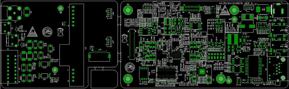 Для Heis Hi3519 макетная плата отправляет схему принципа SDK PCB на оригинальную