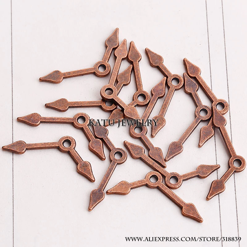 4 цвета винтажные металлические часы указка подвески для самостоятельного