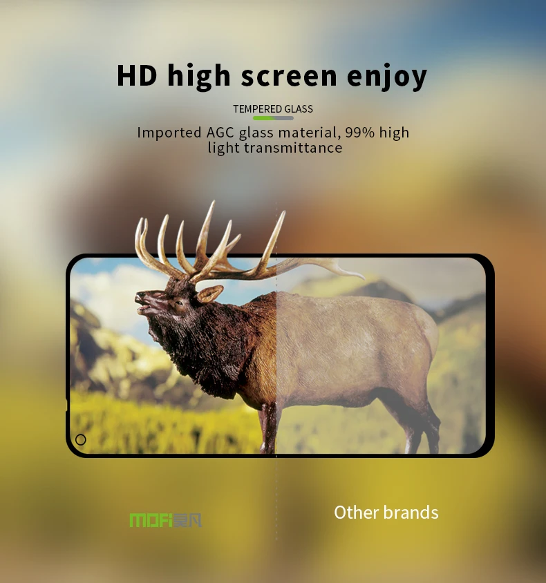 MOFi Телефон пленка для huawei Honor 20 Pro стекло 3D полное покрытие закаленное защитная пленка для экрана для huawei Honor 20 защитная пленка
