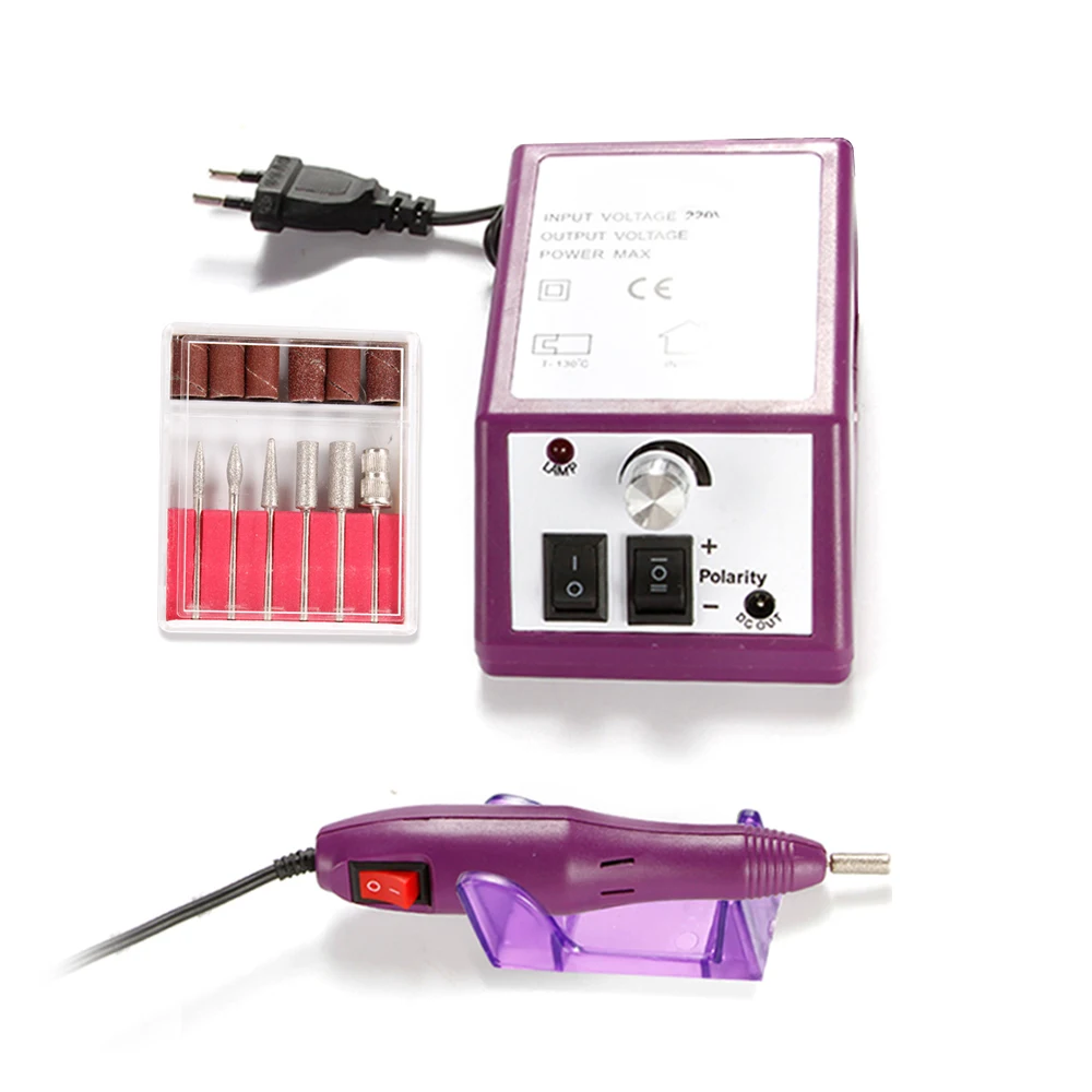 Pаспродажа Электрический аппарат для маникюра 2000 об. мин. педикюрный станок фрезерный сверло набор кутикулы акриловый гель для снятия ногтей инструме...