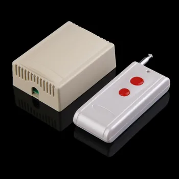 

Practical AC 220V 30A 1CH Receiver 2 Buttons Remote Control 1000M 315MHz Transceiver